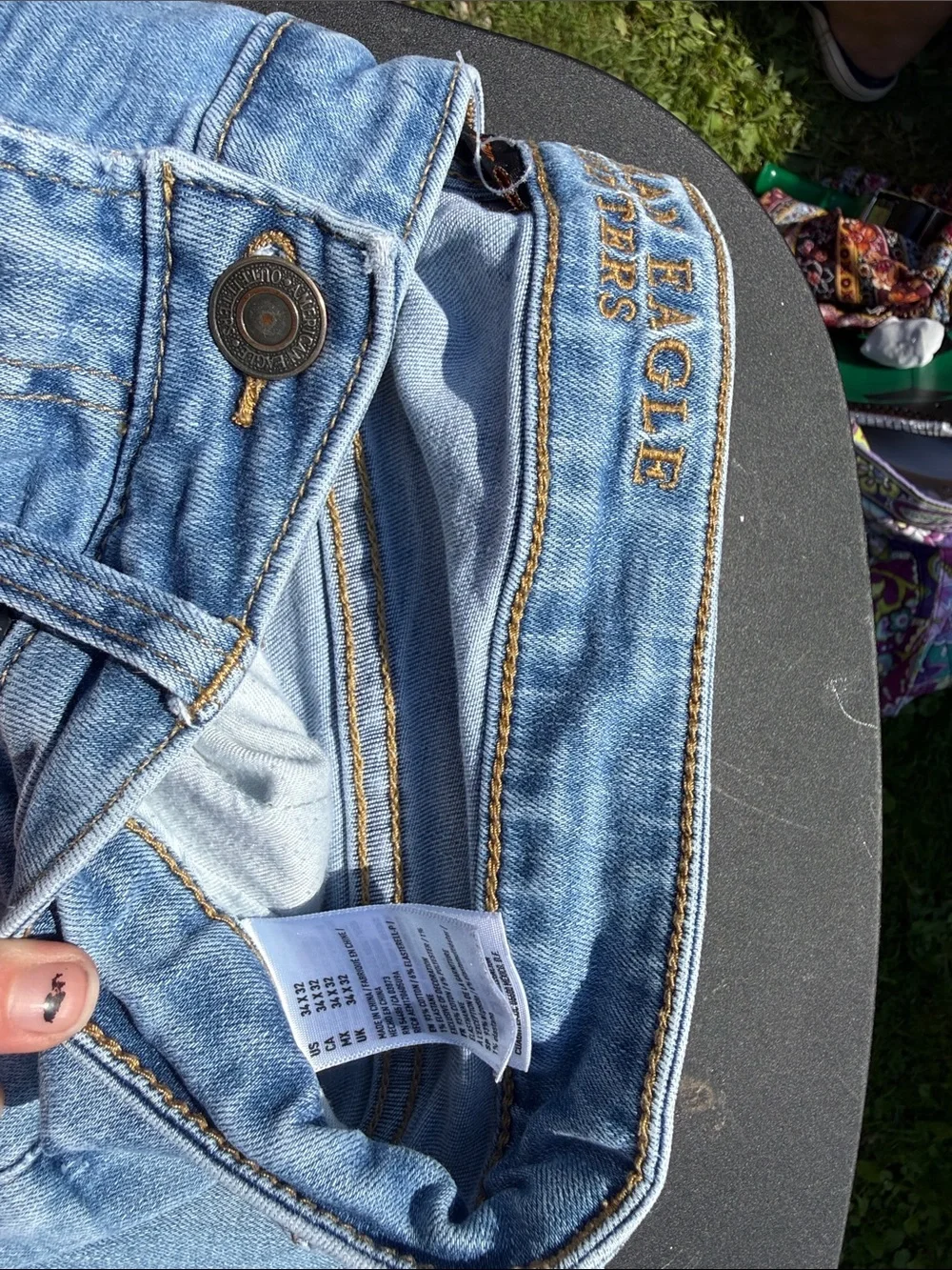 American Eagle Outfitters light blue